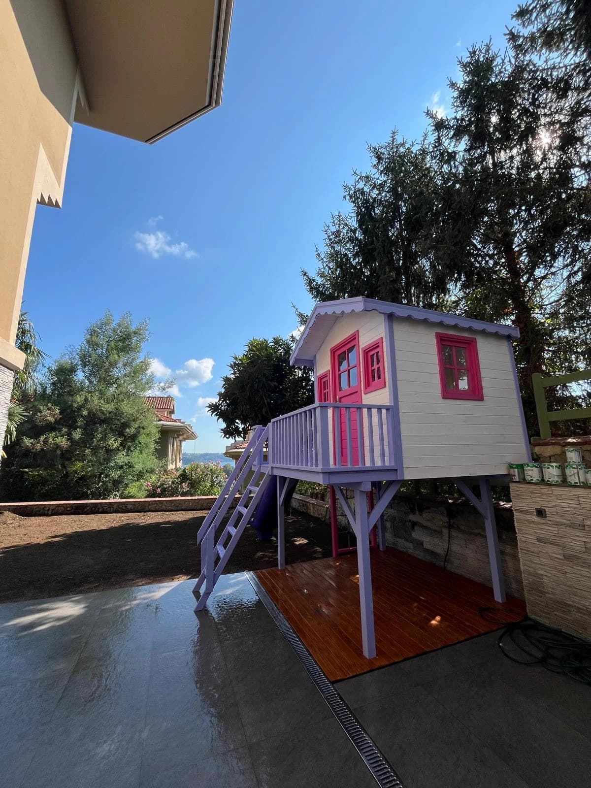 Ahşap Çocuk Oyun Evi 10