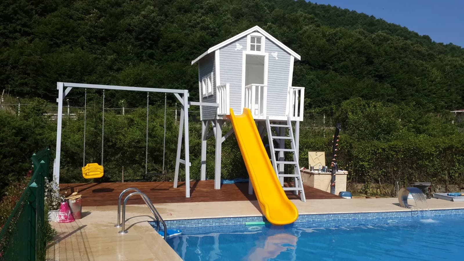 Ahşap Çocuk Oyun Evi 20